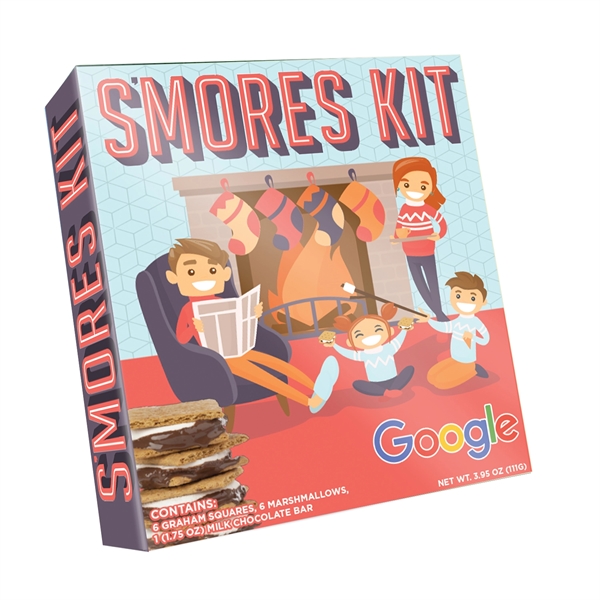 S'mores kit box with 6 graham cracker squares, 6 marshmallows, 1... from ASI 44900 NC Custom (CI/Lanco)