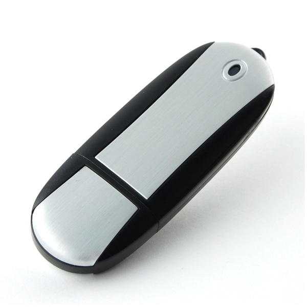 Metal USB drive with brushed aluminum surface, variety of imprint options... from ASI 63776 KTI Networks Inc / KTI Promo