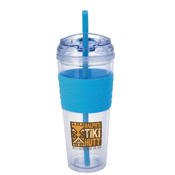 9 1/2" x 3 3/4" Quench™ 24 ounce double-walled ABS plastic... from ASI 40480 Koozie Group / Norwood