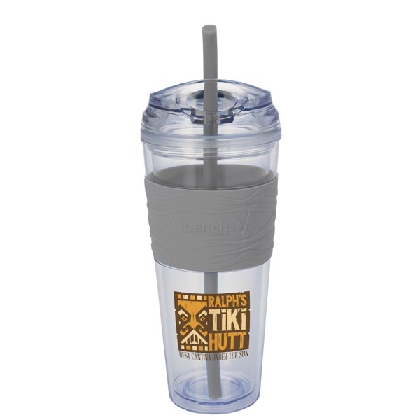 9 1/2" x 3 3/4" Quench™ 24 ounce double-walled ABS plastic... from ASI 40480 Koozie Group / Norwood