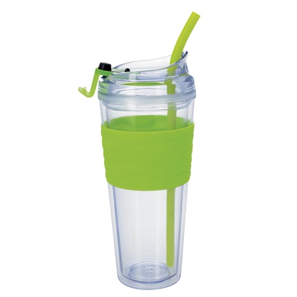 9 1/2" x 3 3/4" Quench™ 24 ounce double-walled ABS plastic... from ASI 40480 Koozie Group / Norwood