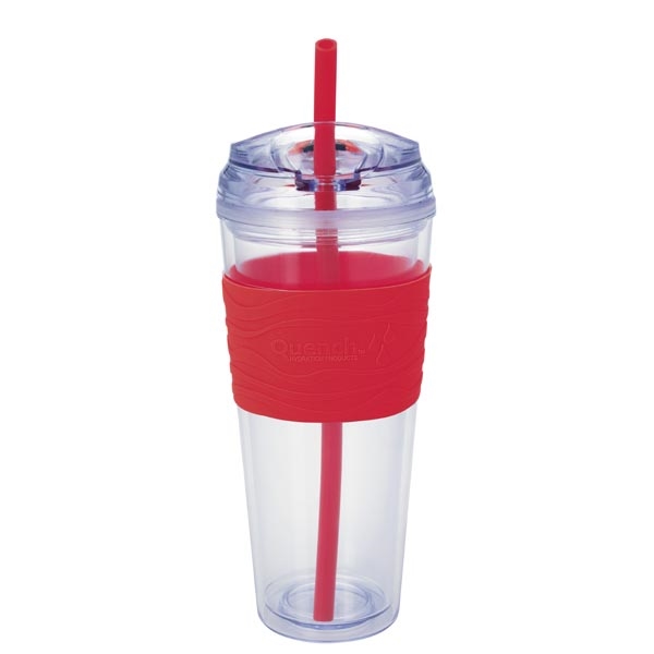9 1/2" x 3 3/4" Quench™ 24 ounce double-walled ABS plastic... from ASI 40480 Koozie Group / Norwood
