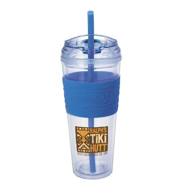 9 1/2" x 3 3/4" Quench™ 24 ounce double-walled ABS plastic... from ASI 40480 Koozie Group / Norwood