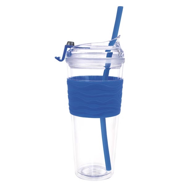 9 1/2" x 3 3/4" Quench™ 24 ounce double-walled ABS plastic... from ASI 40480 Koozie Group / Norwood