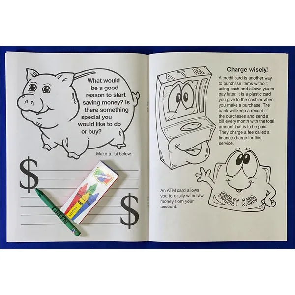 My favorite bank coloring book fun pack.... from ASI 45815 Coloring Book Solutions / Coloring Book Solutions™