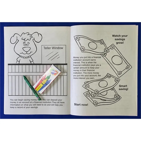 Be Smart, Save Money coloring and activity book fun pack.... from ASI 45815 Coloring Book Solutions / Coloring Book Solutions™