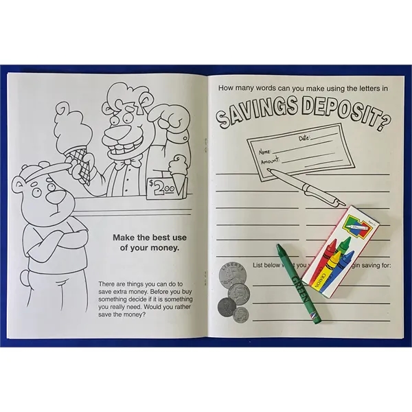 My savings account coloring book fun pack.... from ASI 45815 Coloring Book Solutions / Coloring Book Solutions™