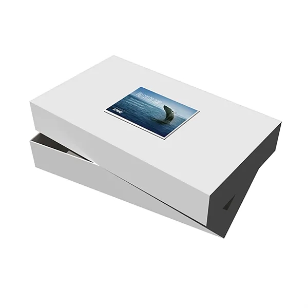 Two-piece glossy apparel boxes in three sizes with custom label.... from ASI 90807 Tekweld