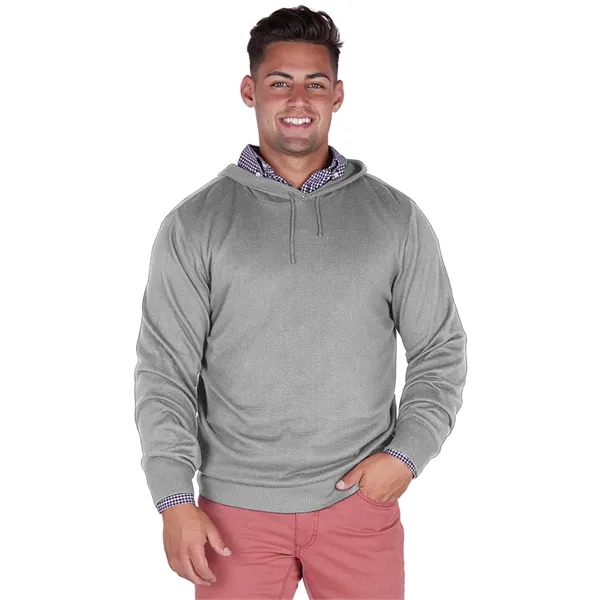 60/40 cotton-poly men's Mystic pullover hoodie with rib-knit cuffs and bottom.... from ASI 44620 Charles River Apparel