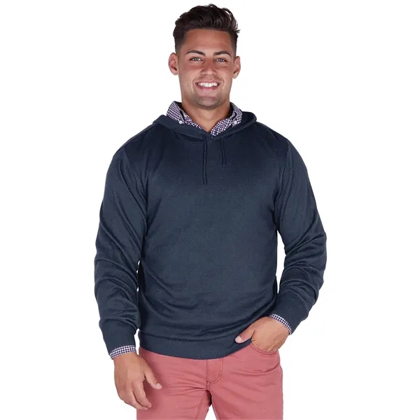 60/40 cotton-poly men's Mystic pullover hoodie with rib-knit cuffs and bottom.... from ASI 44620 Charles River Apparel