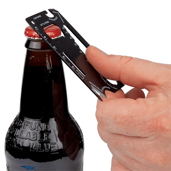 10-in-1 tool card with a protective aluminum sleeve, metal wire attachment,... from ASI 61125 Hit Promotional Products / Hit®