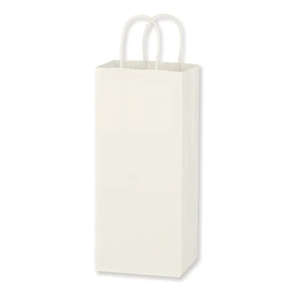 5.25" x 13" Kraft paper white wine bag with 3 1/2"... from ASI 61125 Hit Promotional Products / Hit®