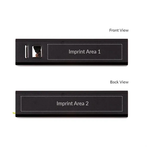 Power bank with LED light plus 1c1p silkscreen or laser engraving... from ASI 37218 Athena Promo (tm)