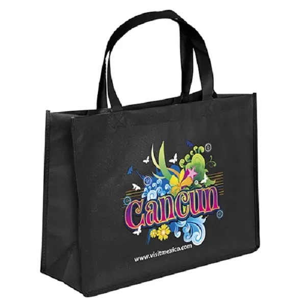 Non-Woven Polypropylene Tote with strong stitched seams and side/bottom gussets.... from ASI 37940 Bag Makers Inc