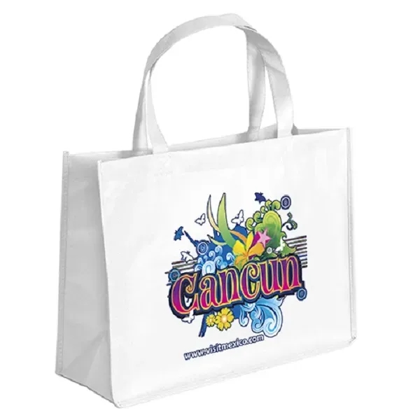 Non-Woven Polypropylene Tote with strong stitched seams and side/bottom gussets.... from ASI 37940 Bag Makers Inc