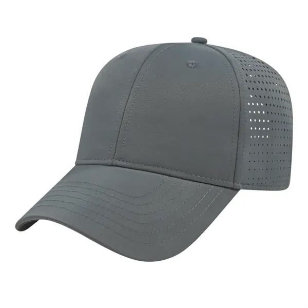 Six panel structured cap with perforated sides and back, UV protection,... from ASI 43792 Cap America Inc