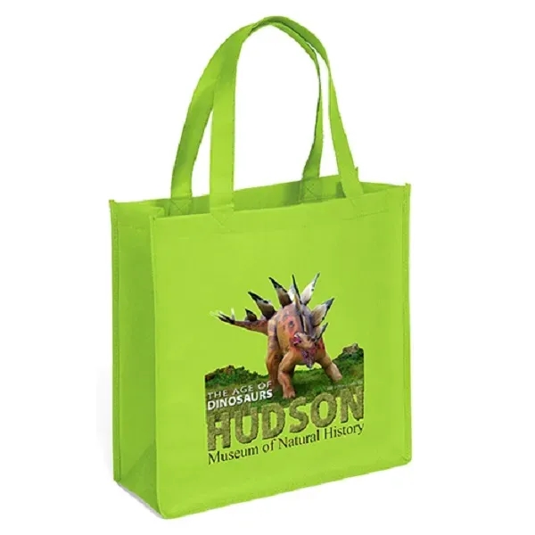 Non-Woven Polypropylene Tote with strong stitched seams and side/bottom gussets.... from ASI 37940 Bag Makers Inc