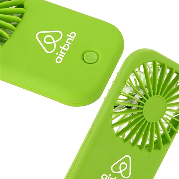 Handheld personal fan with matte finish and flip-out stand; includes 3... from ASI 90807 Tekweld