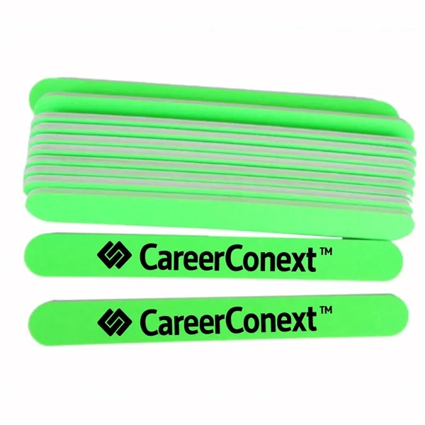Neon Green Emery board. (nail file) 4.625... from ASI 57713 Glow Promotions / Glow Promotions