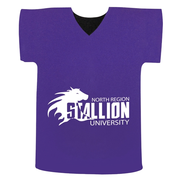 Bottle holder made of laminated open cell foam.... from ASI 61125 Hit Promotional Products / Hit®