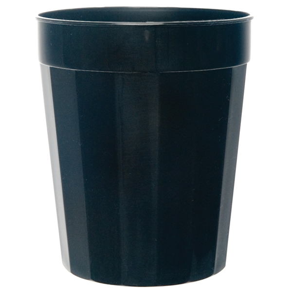 Durable plastic stadium cup, 16 oz. fluted... from ASI 77280 Pepco Poms / Pepco Poms