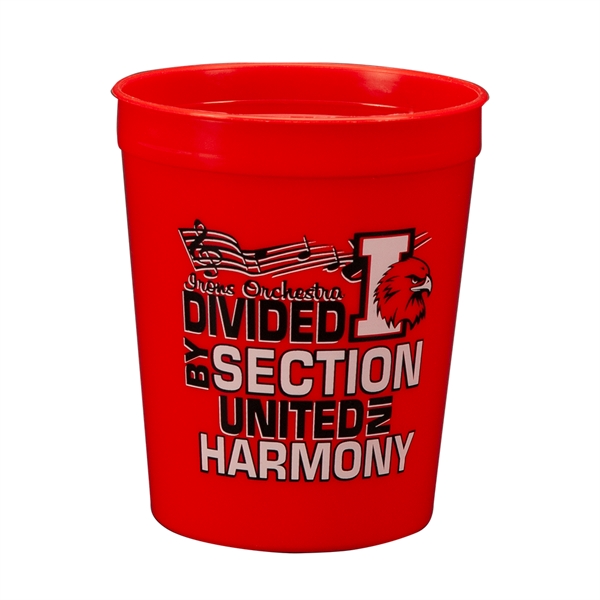 Durable plastic stadium cup, 16 oz.... from ASI 77280 Pepco Poms / Pepco Poms