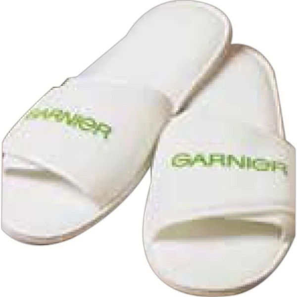 Adjustable terry velour slippers.... from ASI 91605 Towel Specialties / Cobblestone Mills