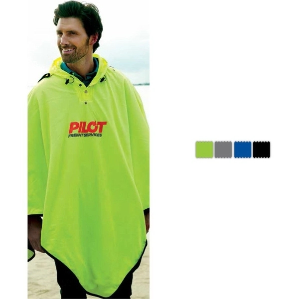 Blanket, poncho, seat cushion and backpack.... from ASI 91605 Towel Specialties / Cobblestone Mills