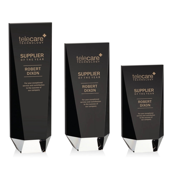 The ebony optical crystal Edenbrook Award is enhanced with a clear... from ASI 84592 St Regis Group / St Regis