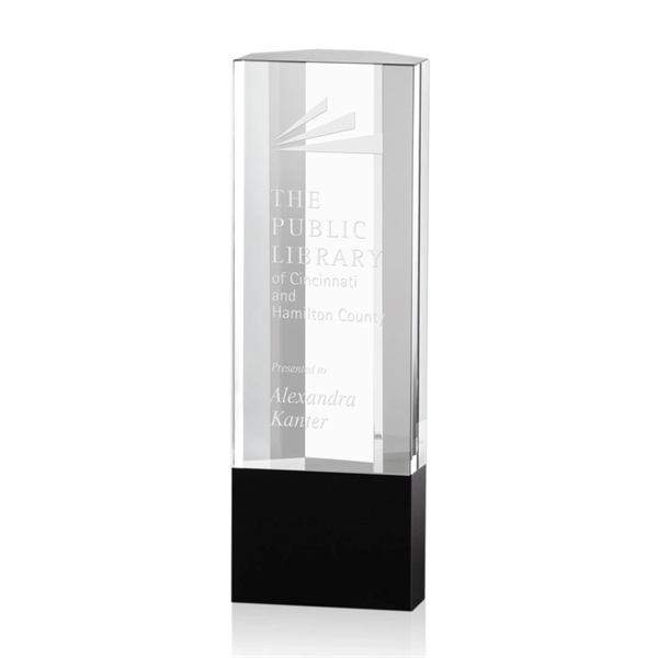 The Burton Award is enhanced with a black optical crystal inlaid... from ASI 84592 St Regis Group / St Regis