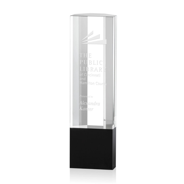 The Burton Award is enhanced with a black optical crystal inlaid... from ASI 84592 St Regis Group / St Regis