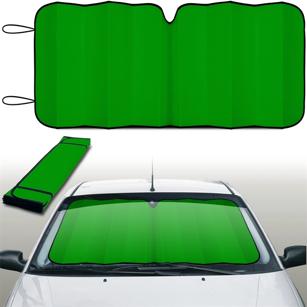 Reflective accordion fold sun shade with hi tech insulated material.... from ASI 37586 Auto-Sun-shade/Intertek