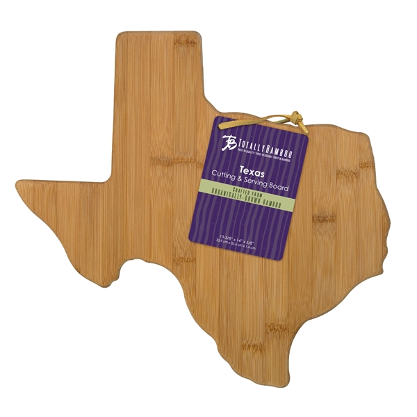 Texas State shaped cutting boards are the perfect promotional gift for... from ASI 91565 Totally Bamboo