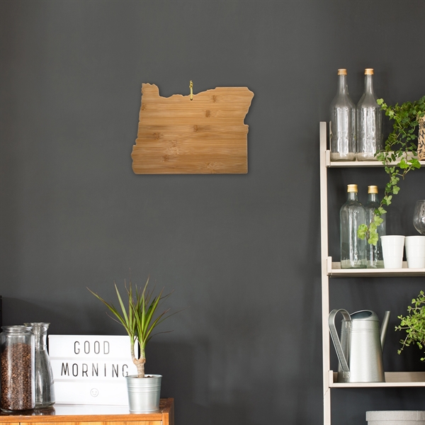Oregon State shaped cutting boards are great for vacation or travel... from ASI 91565 Totally Bamboo