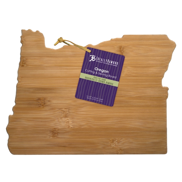 Oregon State shaped cutting boards are great for vacation or travel... from ASI 91565 Totally Bamboo