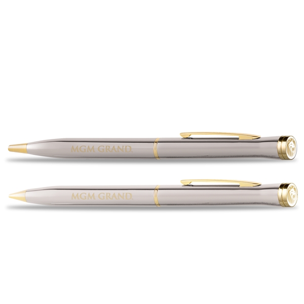 Both logo top premier pen and pencil included in set with... from ASI 34040 Alexander Mfg Co