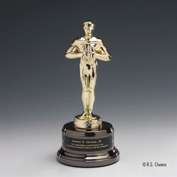 Award in 24K gold plated with black nickel base.... from ASI 84592 St Regis Group / R S Owens & Co Inc