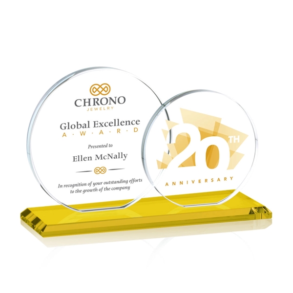 The Double Victoria Award features 2 opulent Starfire circles on a... from ASI 84592 St Regis Group / St Regis