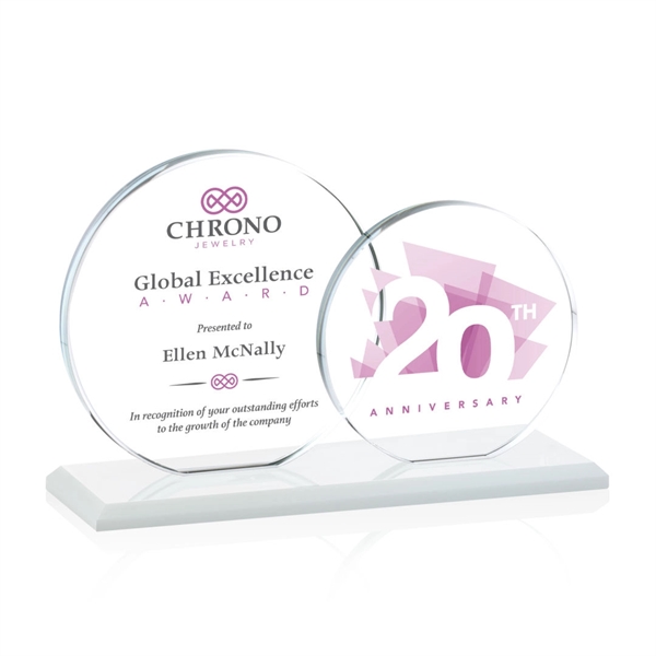 The Double Victoria Award features 2 opulent Starfire circles on a... from ASI 84592 St Regis Group / St Regis