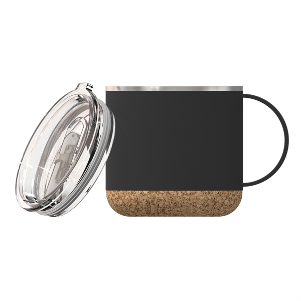 Insulated stainless steel mug with ceramic coated interior and spill proof... from ASI 31518 ADNART