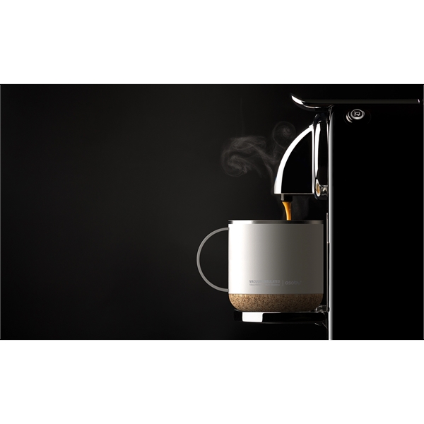 Insulated stainless steel mug with ceramic coated interior and spill proof... from ASI 31518 ADNART