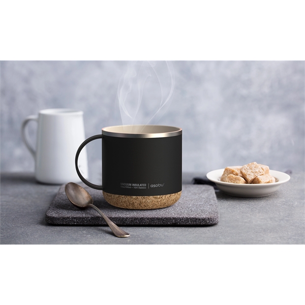 Insulated stainless steel mug with ceramic coated interior and spill proof... from ASI 31518 ADNART