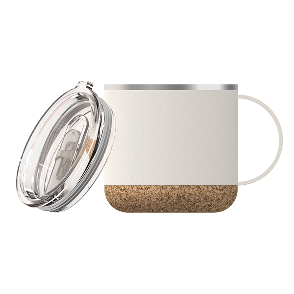 Insulated stainless steel mug with ceramic coated interior and spill proof... from ASI 31518 ADNART