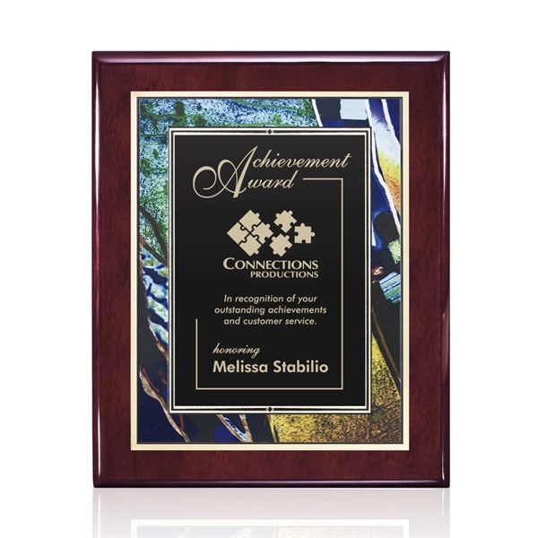 Oakleigh/Verdi Plaque - Rosewood 7"x9"... from ASI 84592 St Regis Group / St Regis