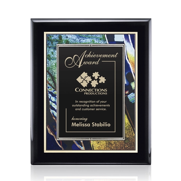 Oakleigh/Verdi Plaque - Black 7"x9"... from ASI 84592 St Regis Group / St Regis