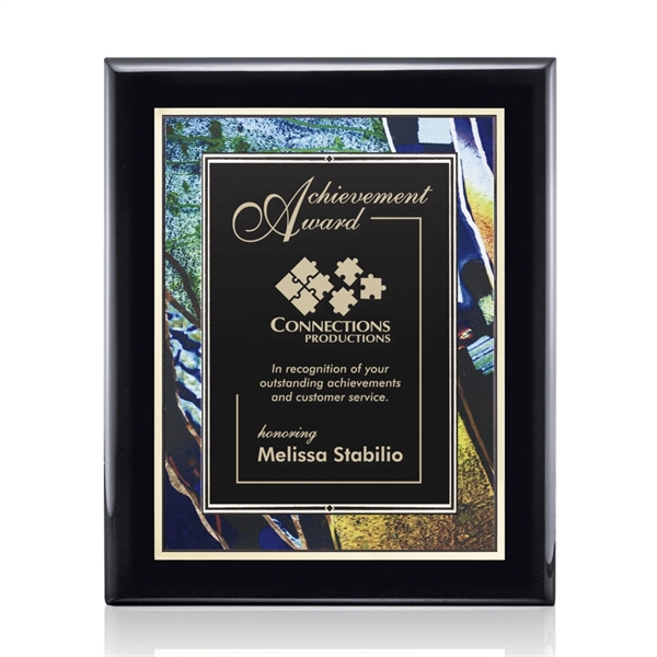 Oakleigh/Verdi Plaque - Black 7"x9"... from ASI 84592 St Regis Group / St Regis