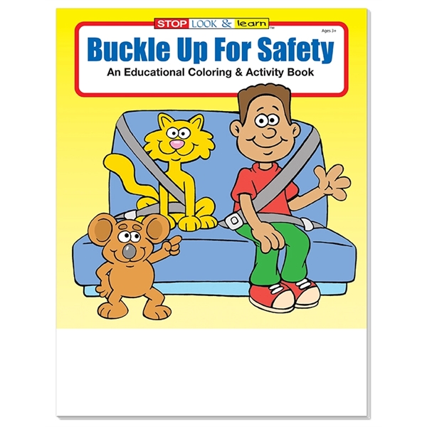 COLORING BOOK SET: Buckle Up For Safety coloring and activity book... from ASI 45815 Coloring Book Solutions / Coloring Book Solutions™