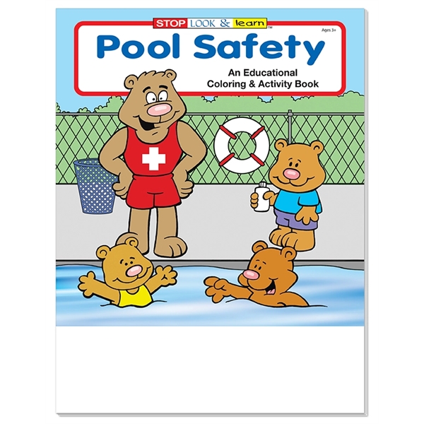 Pool Safety educational coloring and activity book.... from ASI 45815 Coloring Book Solutions / Coloring Book Solutions™