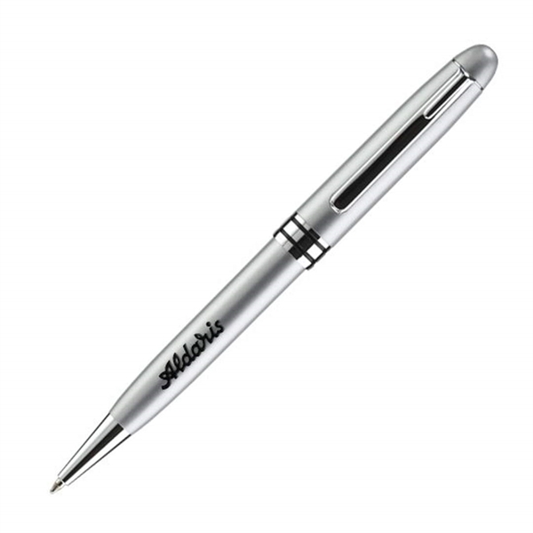 Metal twist-action ballpoint pen with gold trim.... from ASI 84592 St Regis Group