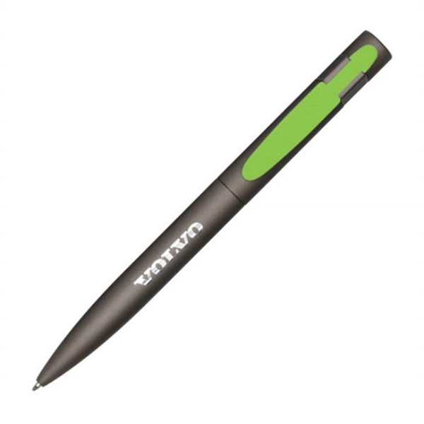 Metal twist-action ballpoint pen with rubber touch coating.... from ASI 84592 St Regis Group